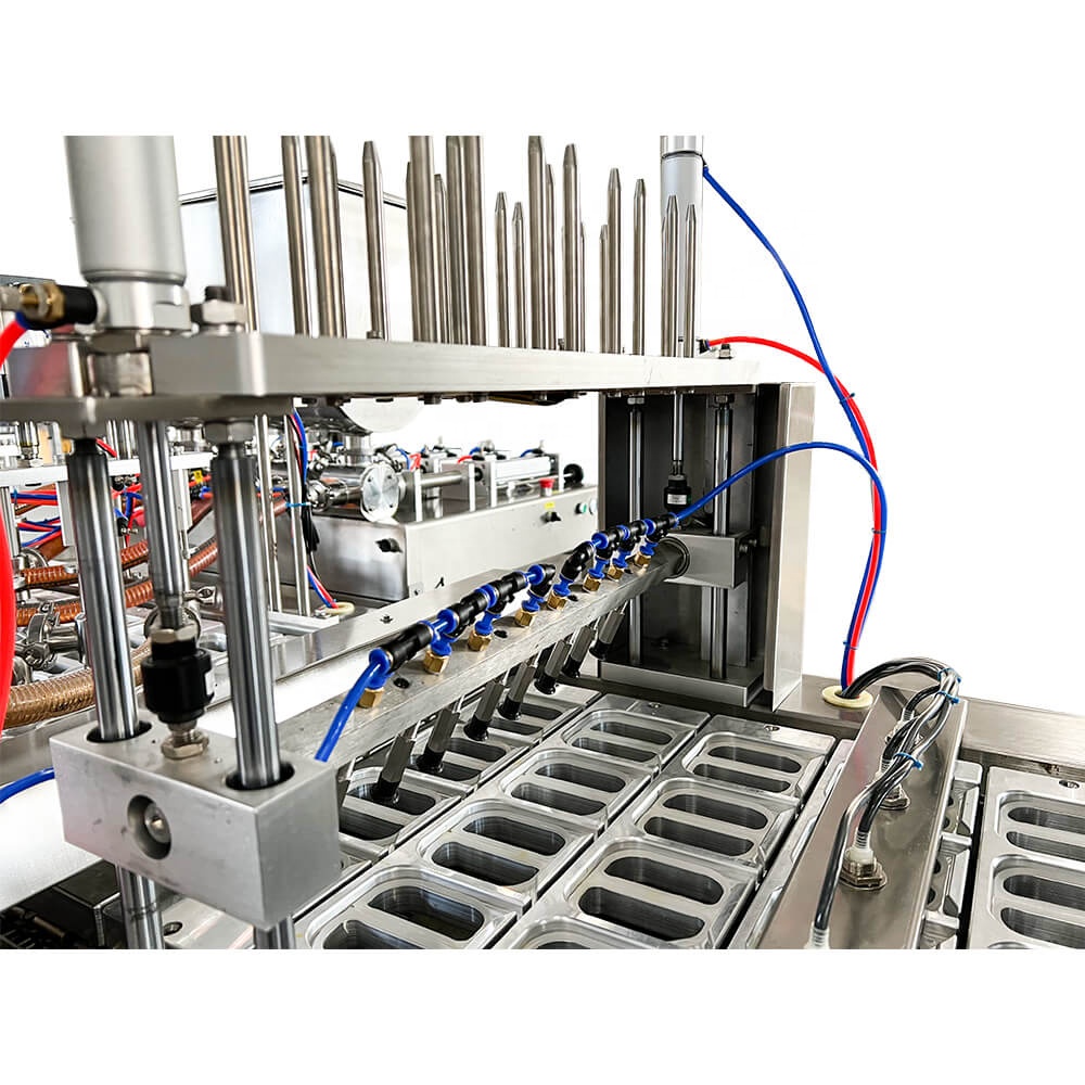 BHP-4 automatic rotary cup filling and sealing machine for cat food