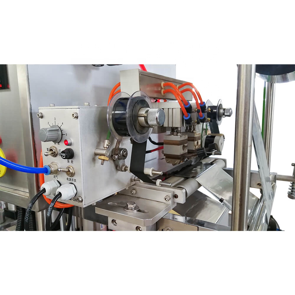 BHJ-2 Automatic Chocolate Butter Cookies Solid Semi-liquid Semi-solid Cup Filling and Sealing Machine