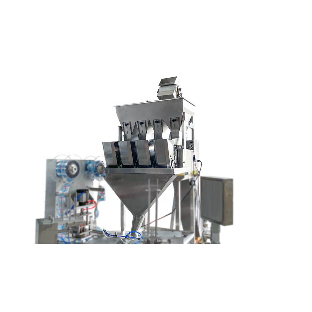 BHZ-1 automatic lifter weighing pan cup filling and sealing machine for cooking salt
