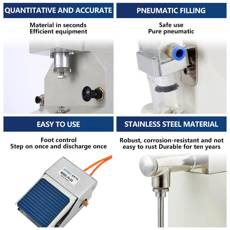 A02 peristaltic pump pneumatic manual oral liquid filling machine