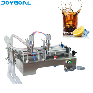 Semi automatic double head water bottle filling machine liquid 50ml