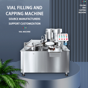 Pharmaceutical Injection Vial Filling Machine Automatic Vial Filling Plugging And Sealing Machine for 7-100ml Aseptic Vial